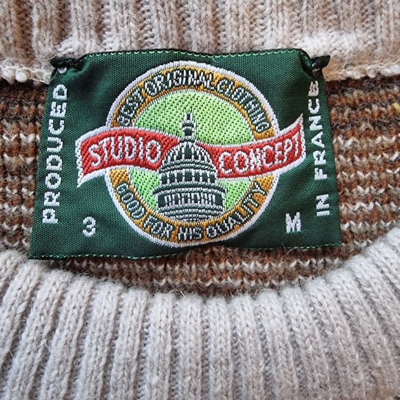 Studio Concept Vintage Grandpa Sweater - Picture 6 of 8